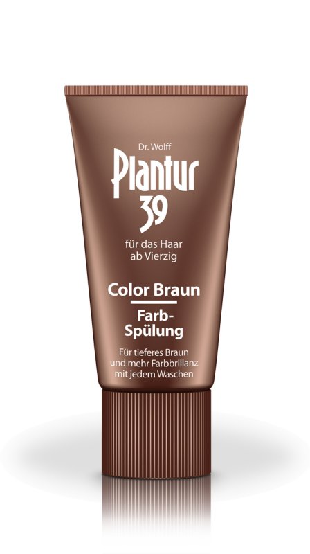 Plantur 39 Color Braun Pflege-Spülung kaschiert Grau ind hellen Haaransatz 150 ml