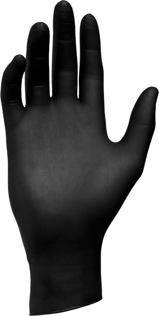Kleva Latex-Handschuhe ungepudert Größe S, Box à 100 Stück, schwarz