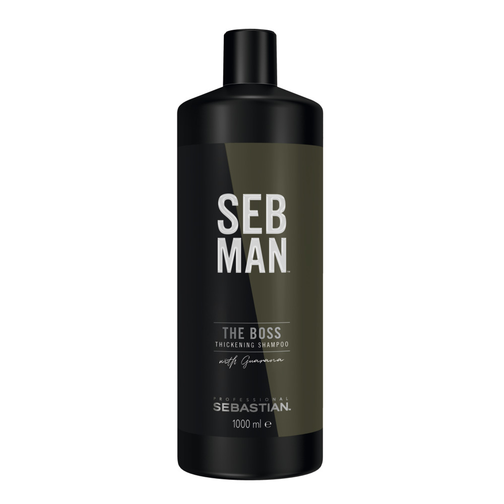 SEB MAN The Boss - Shampoo für kräftiger aussehendes Haar 1000ml