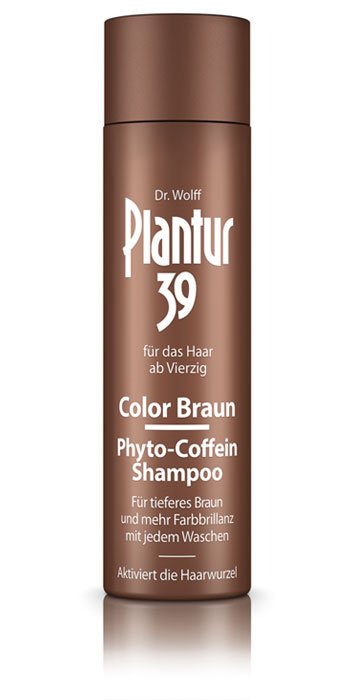 Plantur 39 Coffein-Shampoo braun - für tieferes Braun und mehr Farbbrillanz mit jedem Waschen  250 ml