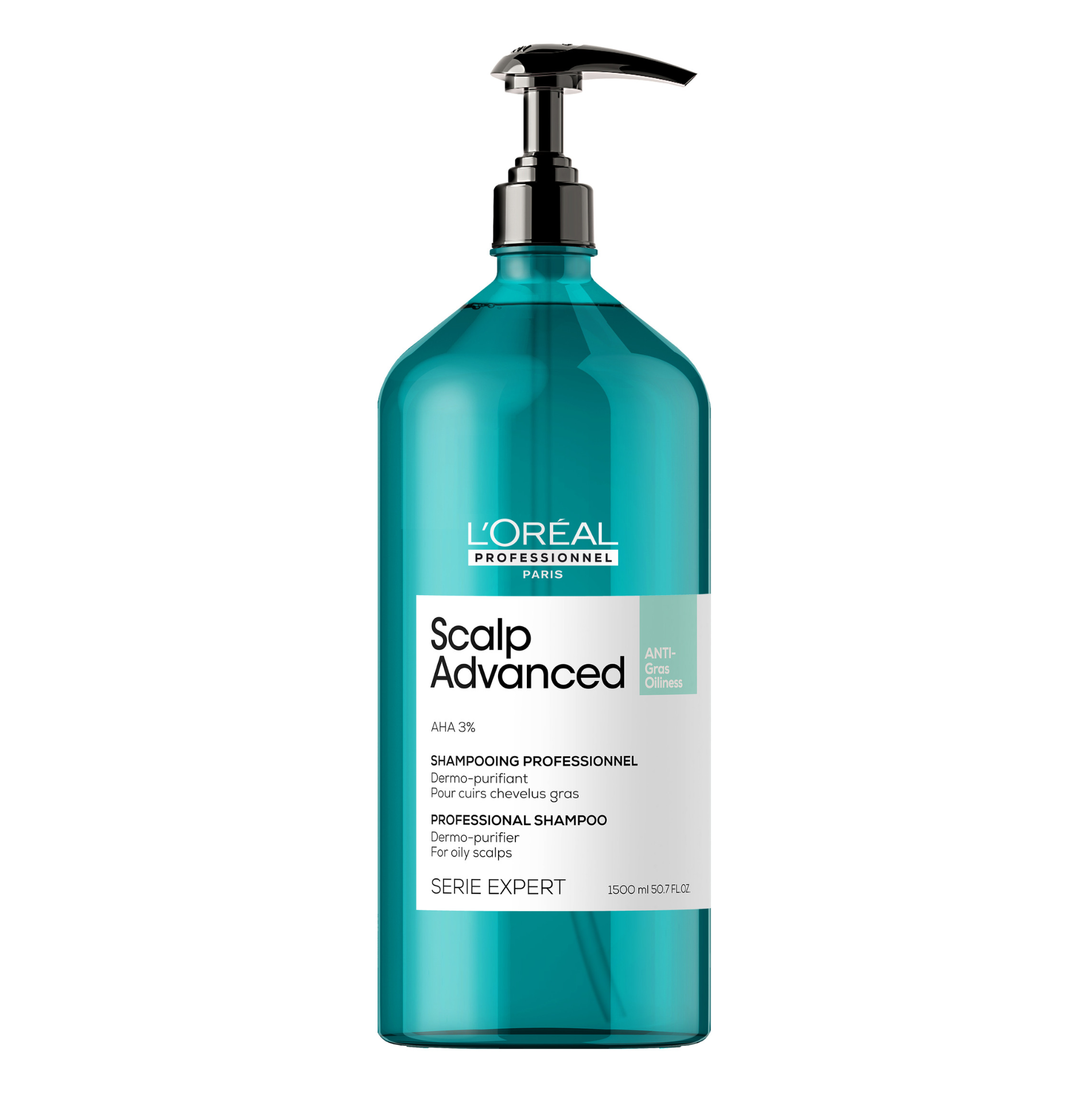 L'Oreal Serie Expert Scalp Advanced Anti-Oiliness Dermo-Purifier Shampoo 1500ml